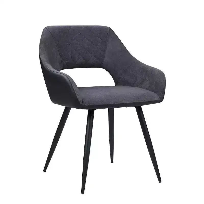 Chintaly Imports, chaise d'appoint contemporaine à dossier ajouré