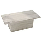 MUUEGM Table basse de ferme, table en bois rustique de 35,5 avec cadre robuste et plateau étanche pour salon