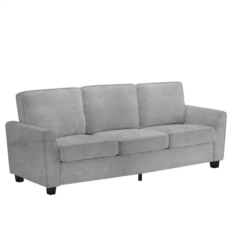 Canapé GustoWave 82 pour salon, canapé moderne confortable avec coussin d'assise de fermeté moyenne, housse amovible, canapés en tissu chenille