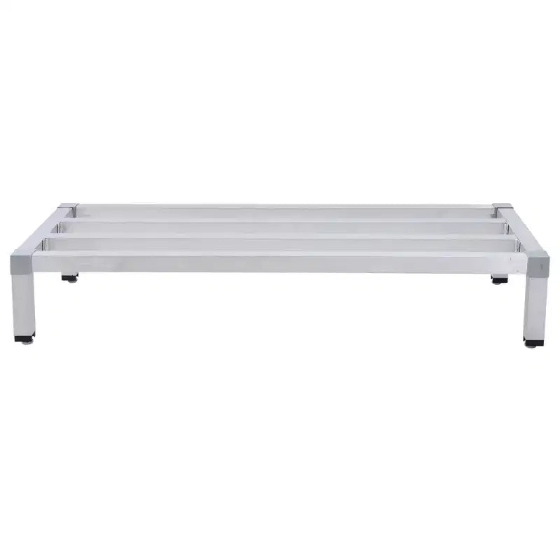 Rayonnage de Stockage 122 cm x 35,5 cm, 20 cm Au-dessus du Sol, Étagère Basse au Sol Utilisée pour le Stockage dans les Cuisines, Restaurants, Supermarchés, Épiceries