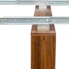 Table à manger extensible moderne Torin GDFStudio avec rangement