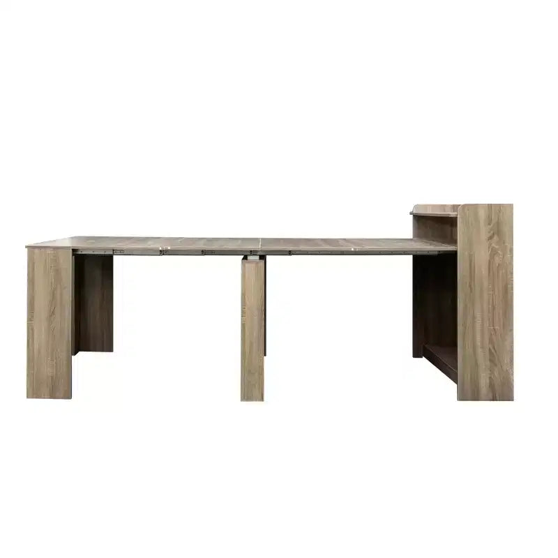 Table à manger extensible moderne Torin GDFStudio avec rangement