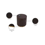 Meridian Furniture, Table d'appoint Nile chêne brun