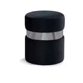 Meridian Furniture, Pouf/Tabouret en velours Hailey