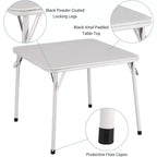 Ensemble table et chaises Acekool pour enfants – Pliable, sièges rembourrés pour jouer et manger