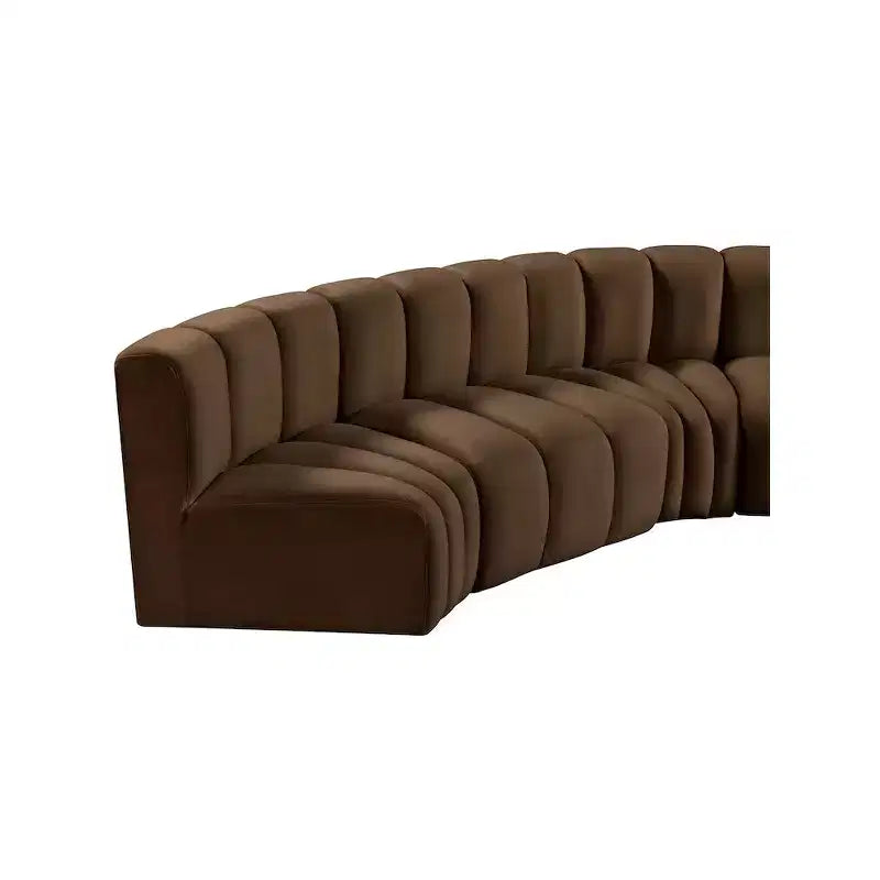 Meridian Furniture, Canapé modulable Arc en velours