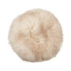 Saro Lifestyle Tabouret en fourrure d'agneau de Mongolie