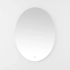 Nolan 24 Aluminum LED Oval Mirror - LMR1005 - White - Safavieh