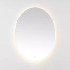 Miroir ovale Nolan 24 po en aluminium à DEL - LMR1005 - Blanc - Safavieh