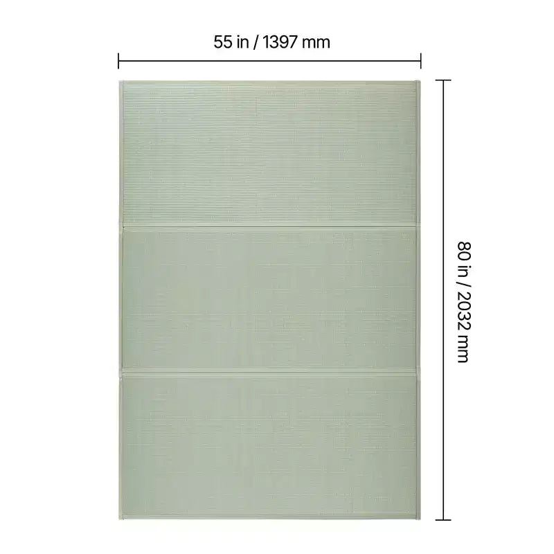 Tapis de tatami japonais VEVOR, matelas de tatami japonais pliable de taille Queen (herbe de jonc naturelle), matelas de sol japonais avec envers antidérapant, vert