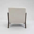 Fauteuil rembourré avec accoudoirs incurvés, fauteuil d'appoint en tissu moderne du milieu du siècle pour chambre, appartement, studio, bureau, salle d'attente, salon