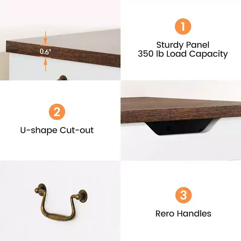 Banc de rangement décoratif Acekool, coffre d'entrée double usage avec charnière de sécurité