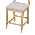 Christopher Knight Home Ororon Tabourets de comptoir bohèmes rembourrés en rotin et bois d'hévéa (lot de 2)