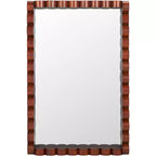 Charli Mirror - 25.98 x 38.98 - MRR9023 - Walnut - Safavieh