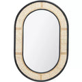 Cayce Mirror - 23.7 x 35.5 - MRR2020 - Black/Natural - Safavieh