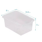 Portemanteau-vestiaire 5 sections avec banc et 5 bacs avant évidés pour tout-petits ECR4Kids Streamline