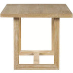 Ensemble de salle à manger GDFStudio Monica 6 pièces avec table en bois de 152 cm et chaises et banc rembourrés