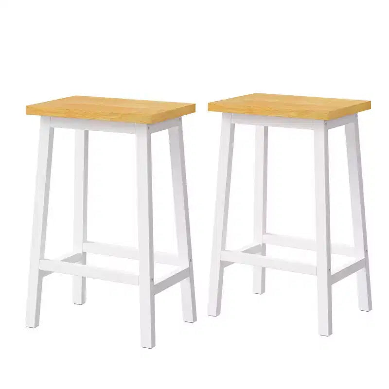 Ensemble îlot de cuisine 48 avec 2 tabourets de bar, abattant, prise de courant, 2 tiroirs, rangement avec porte, 5 étagères latérales, chariot de cuisine roulant