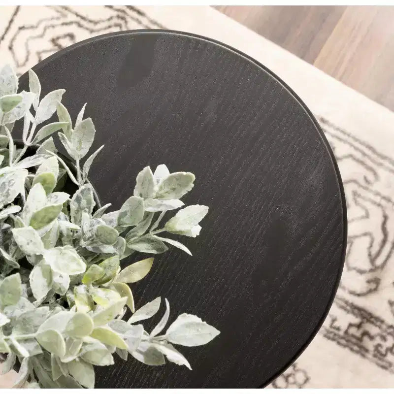 Table d'appoint ronde en bois Sora de Kate and Laurel