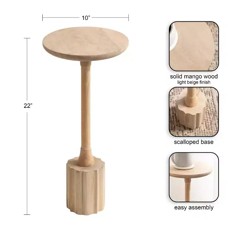 Table basse en bois Nisha de Kate et Laurel
