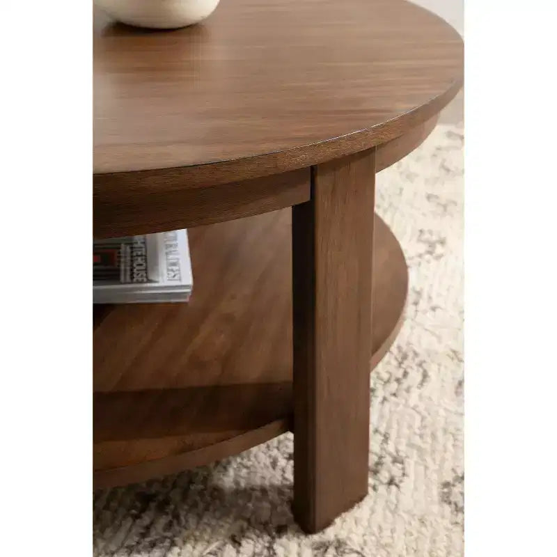 Table basse ronde en MDF Foxford Kate and Laurel