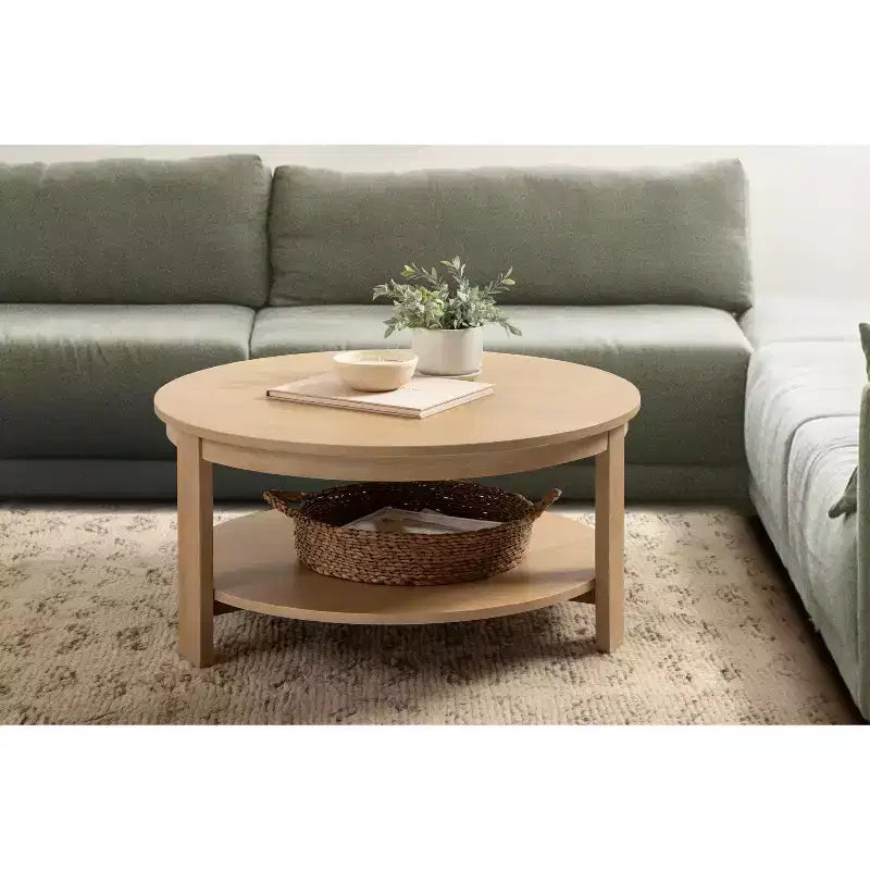 Table basse ronde en MDF Foxford Kate and Laurel