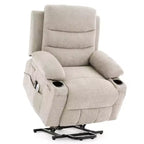 Fauteuil inclinable électrique surdimensionné GustoWave avec massage et chaleur pour personnes âgées, grand fauteuil inclinable, canapé inclinable individuel.