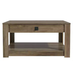 Table basse Galano Philia avec tiroir - Chêne noueux