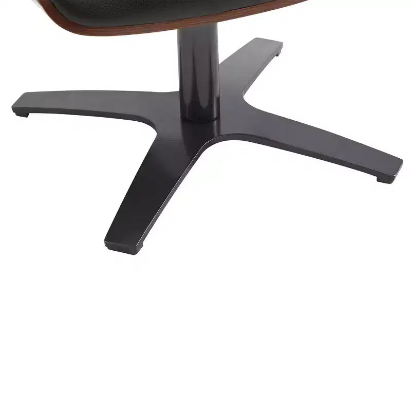Fauteuil inclinable pivotant Spruce&Spring avec pouf et appuie-tête réglable