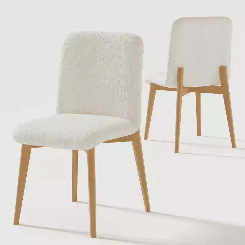Chaise de salle à manger MAYEERTY avec pieds en bois pour la cuisine