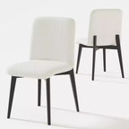 Chaise de salle à manger MAYEERTY avec pieds en bois pour la cuisine