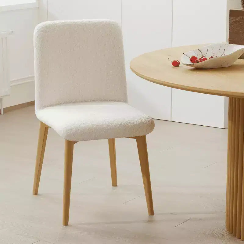 Chaise de salle à manger MAYEERTY avec pieds en bois pour la cuisine