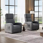 Fauteuil inclinable adulte confortable - Manuel, réglable, avec haut dossier, accoudoirs larges et poche latérale pour salon et cinéma maison