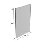 Paravent d'extérieur double face MAYEERTY Star 01 noir en acier galvanisé, 72x47x16, 6 panneaux