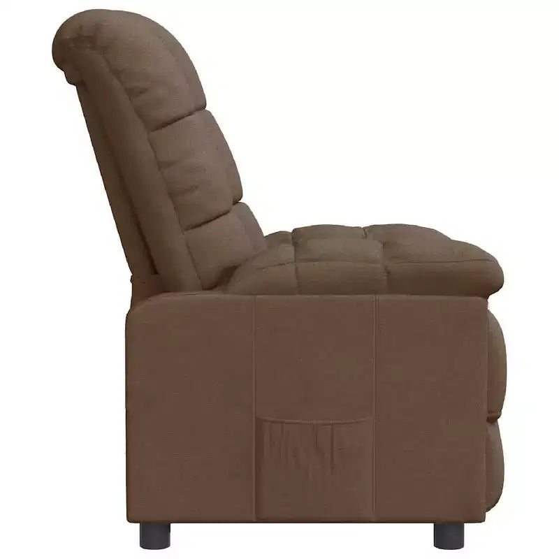 Fauteuil inclinable CLIHOME avec dossier et repose-pieds réglables, fauteuil de salon moderne avec siège épais rembourré pour le salon et la chambre à coucher