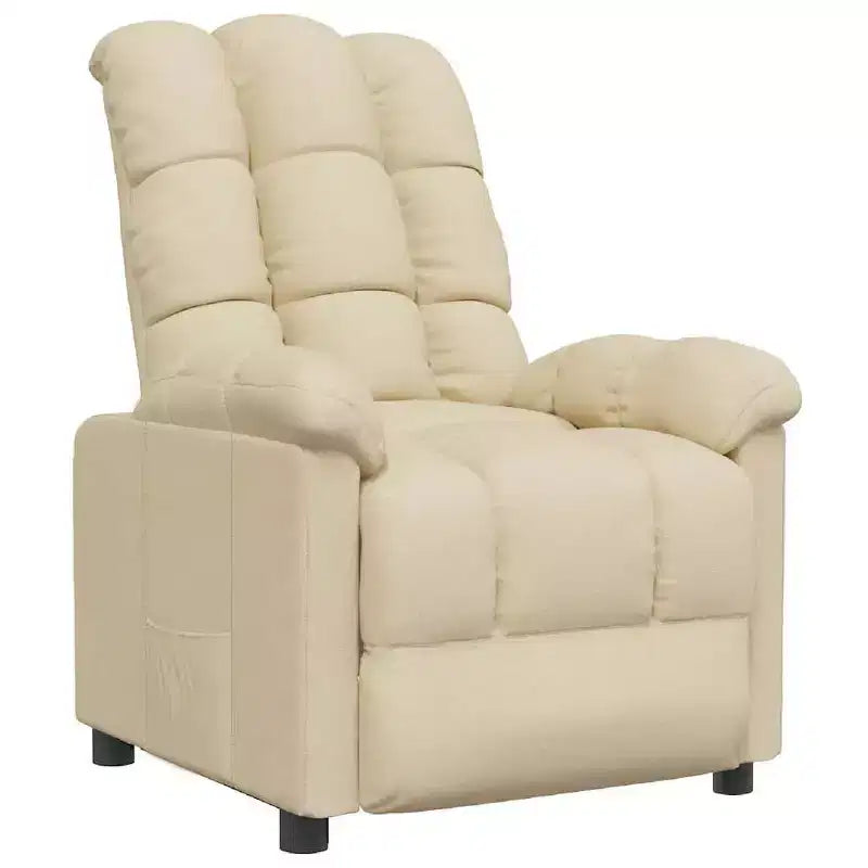 Fauteuil inclinable CLIHOME avec dossier et repose-pieds réglables, fauteuil de salon moderne avec siège épais rembourré pour le salon et la chambre à coucher
