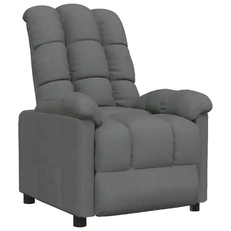 Fauteuil inclinable CLIHOME avec dossier et repose-pieds réglables, fauteuil de salon moderne avec siège épais rembourré pour le salon et la chambre à coucher