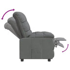 Fauteuil inclinable CLIHOME avec dossier et repose-pieds réglables, fauteuil de salon moderne avec siège épais rembourré pour le salon et la chambre à coucher