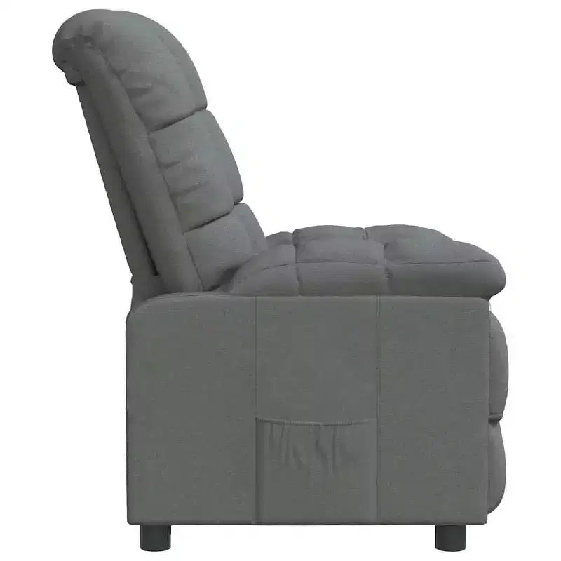 Fauteuil inclinable CLIHOME avec dossier et repose-pieds réglables, fauteuil de salon moderne avec siège épais rembourré pour le salon et la chambre à coucher