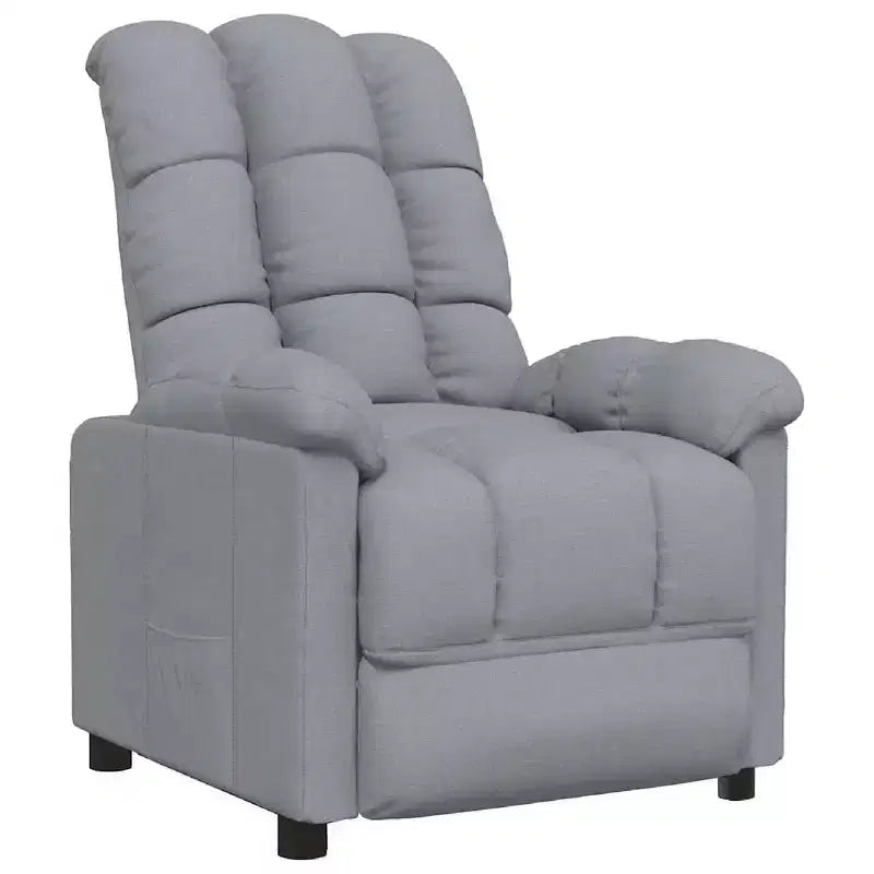 Fauteuil inclinable CLIHOME avec dossier et repose-pieds réglables, fauteuil de salon moderne avec siège épais rembourré pour le salon et la chambre à coucher