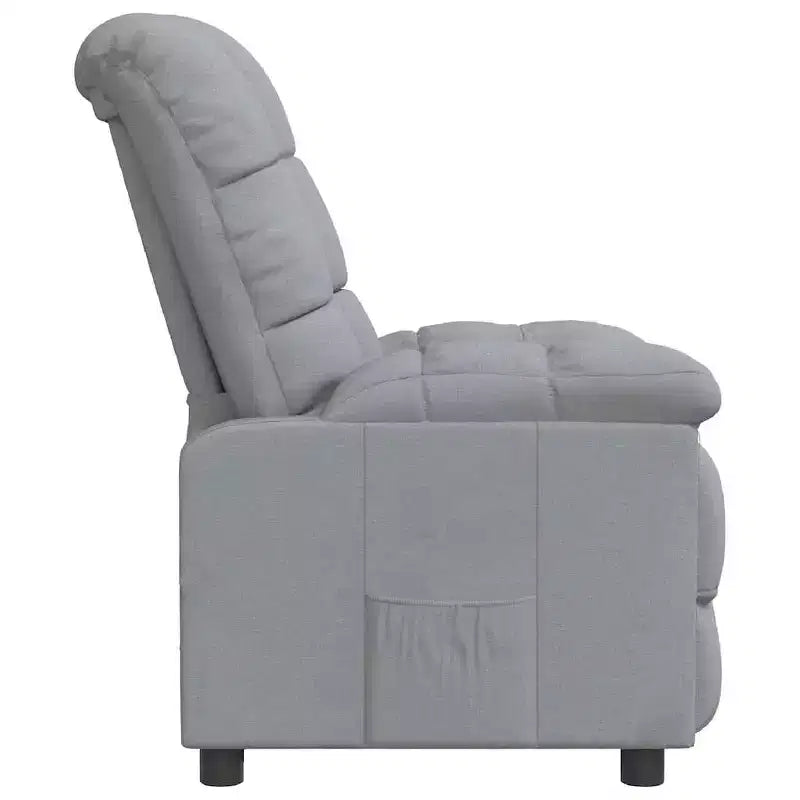 Fauteuil inclinable CLIHOME avec dossier et repose-pieds réglables, fauteuil de salon moderne avec siège épais rembourré pour le salon et la chambre à coucher