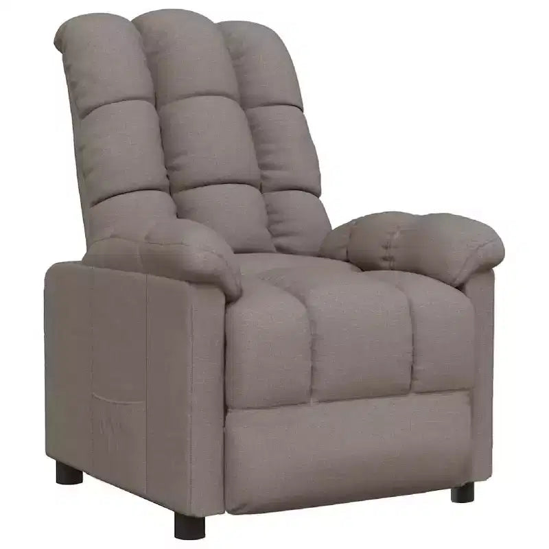 Fauteuil inclinable CLIHOME avec dossier et repose-pieds réglables, fauteuil de salon moderne avec siège épais rembourré pour le salon et la chambre à coucher