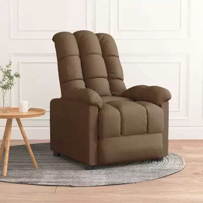 Fauteuil inclinable CLIHOME avec dossier et repose-pieds réglables, fauteuil de salon moderne avec siège épais rembourré pour le salon et la chambre à coucher