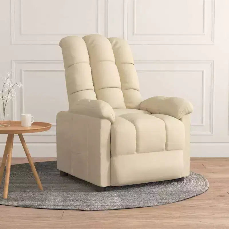 Fauteuil inclinable CLIHOME avec dossier et repose-pieds réglables, fauteuil de salon moderne avec siège épais rembourré pour le salon et la chambre à coucher
