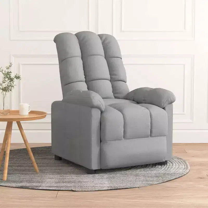 Fauteuil inclinable CLIHOME avec dossier et repose-pieds réglables, fauteuil de salon moderne avec siège épais rembourré pour le salon et la chambre à coucher