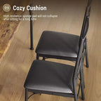 Ensemble de table à manger 5 pièces COZONY avec 4 chaises, table à manger rectangulaire et chaises rembourrées pour la cuisine, la salle à manger ou le coin petit-déjeuner