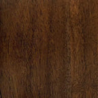 HomeStock Belmont, Table d'appoint avec piedestal, fini placage de bois massif, pied tourné, pieds volutes, table d'appoint traditionnelle pour toute pièce