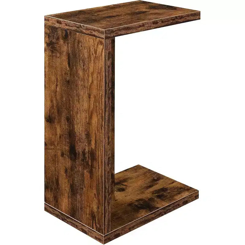 HomeStock Belmont - Table d'appoint contemporaine en forme de C avec accès facile au canapé, design polyvalent à côté d'un fauteuil et style moderne minimaliste