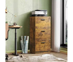 Meuble de classement vertical GALAXHERO à 3 tiroirs en bois avec serrure - Rangement pour bureau à domicile et support d'imprimante pour formats lettre/A4