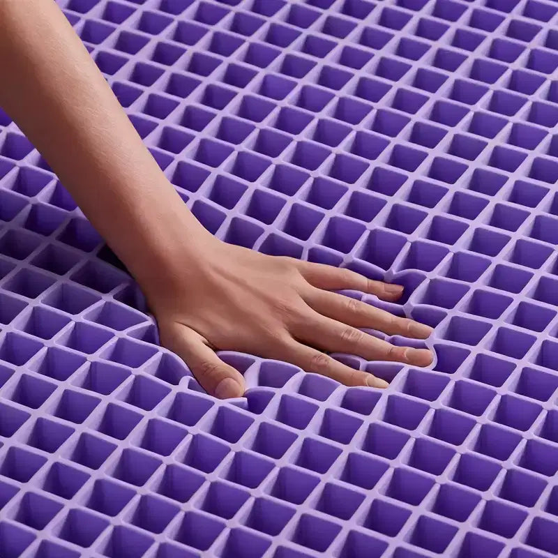 Le matelas en mousse à gel Purple Mattress 9.25 Medium avec 2 grilles GelFlex, blanc